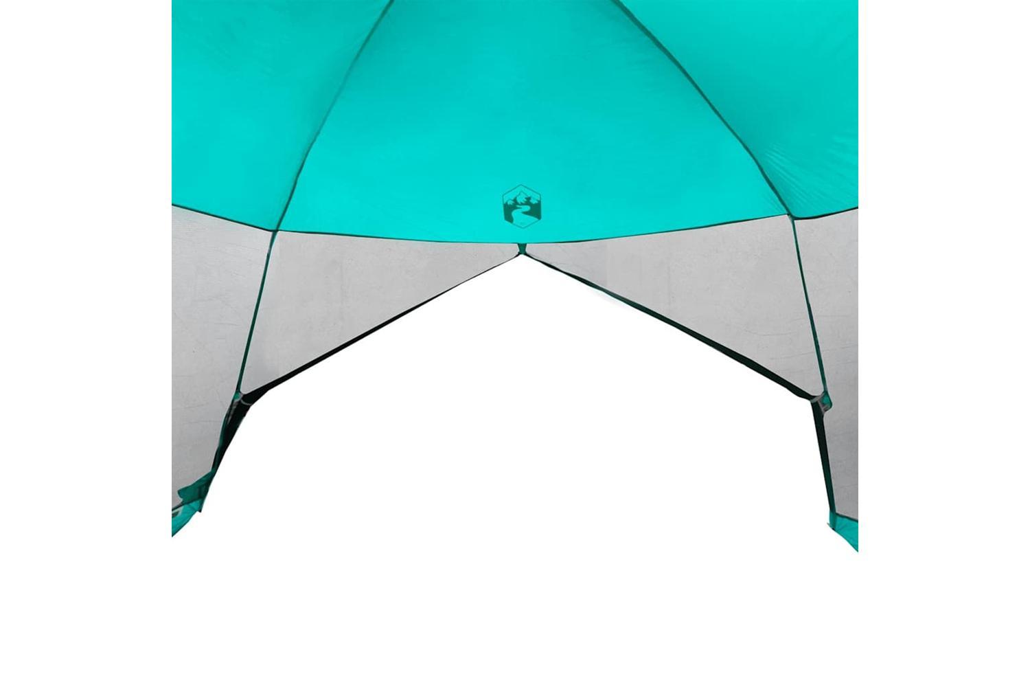 Vidaxl Mosquito Tent With Roof Sea Green 380 X 380 X 225 Cm-10