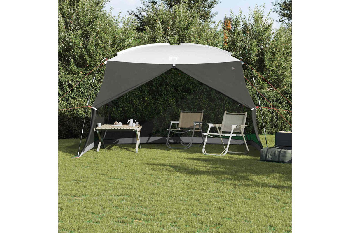 Vidaxl Mosquito Tent Grey 380 X 380 X 225 Cm Polyester And Fiberglass-3