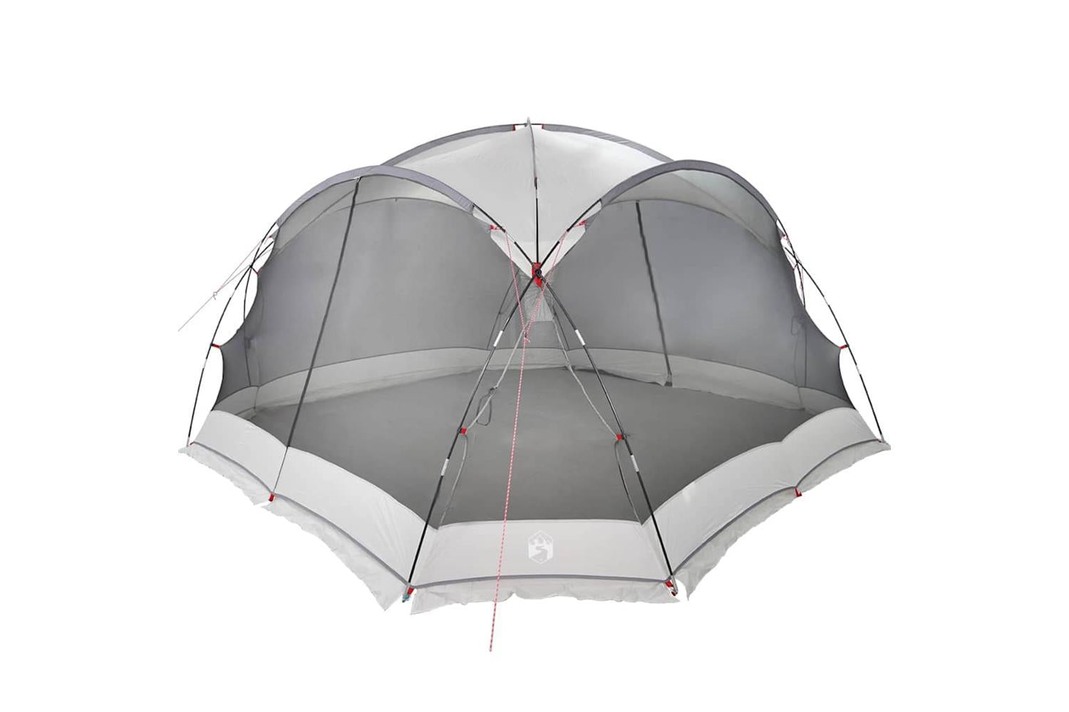 Vidaxl Mosquito Tent Grey 434 X 434 X 230 Cm Polyester And Fiberglass