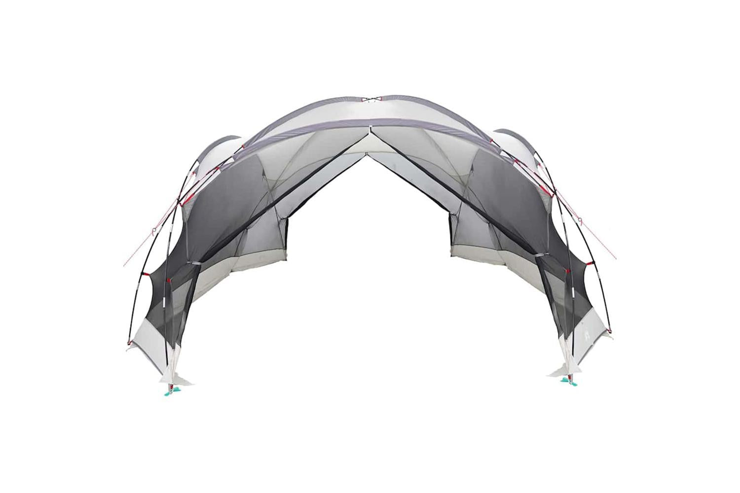 Vidaxl Mosquito Tent Grey 434 X 434 X 230 Cm Polyester And Fiberglass-8