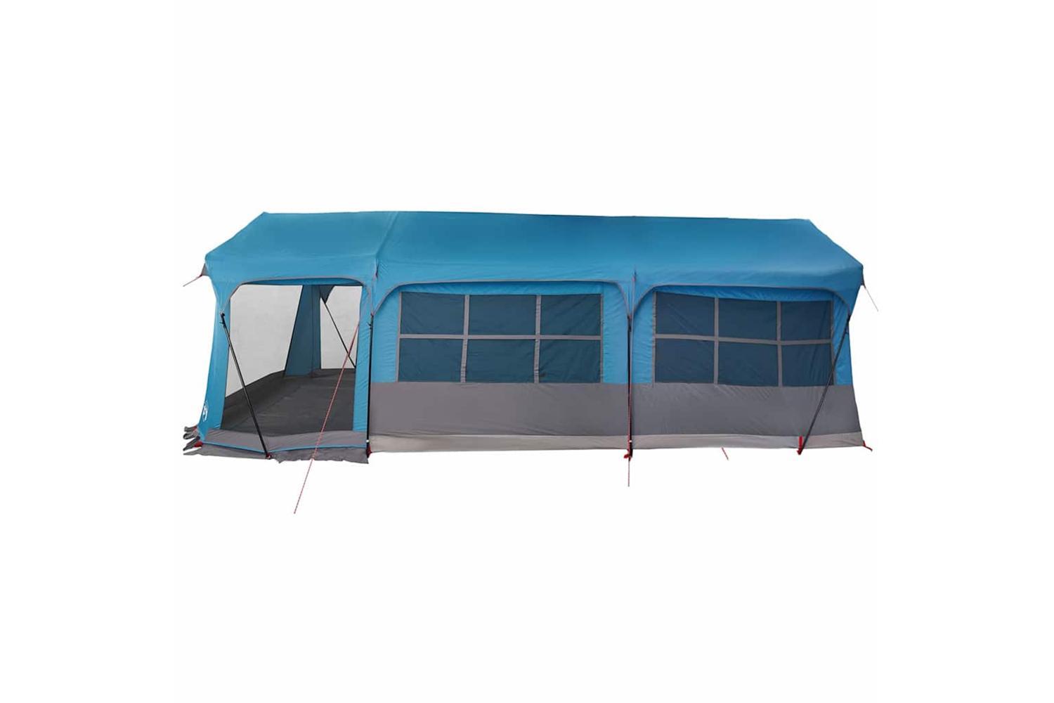 Vidaxl Family Tent Blue And Grey 620 X 322 X 240 Cm Polyester-5