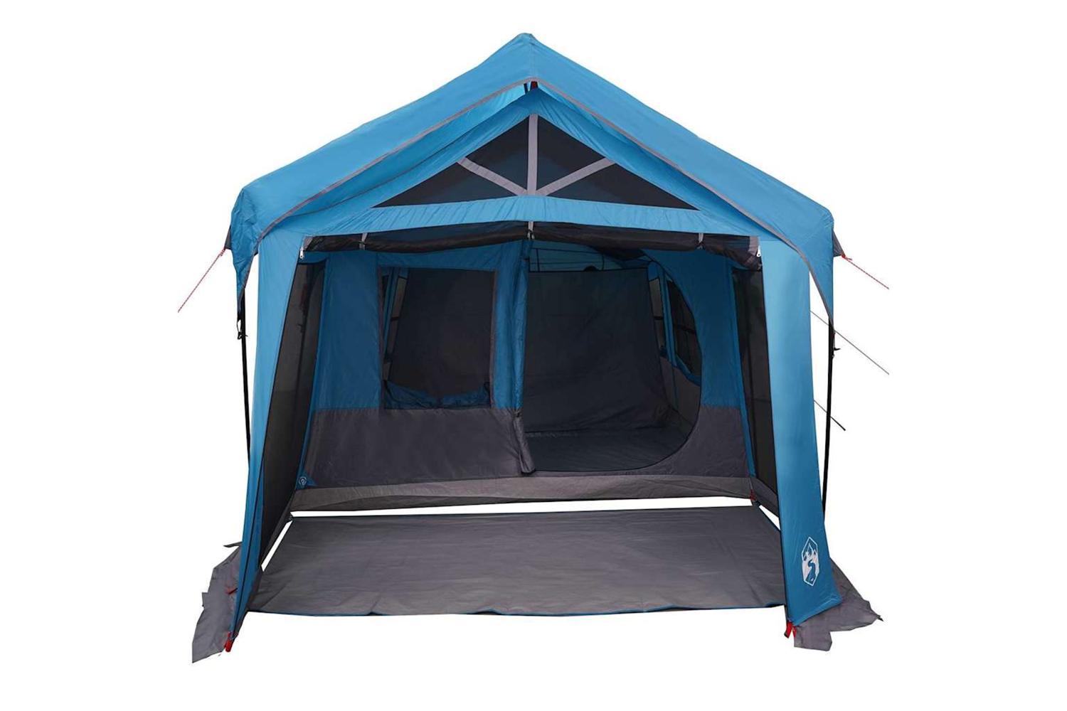Vidaxl Family Tent Blue And Grey 620 X 322 X 240 Cm Polyester-10