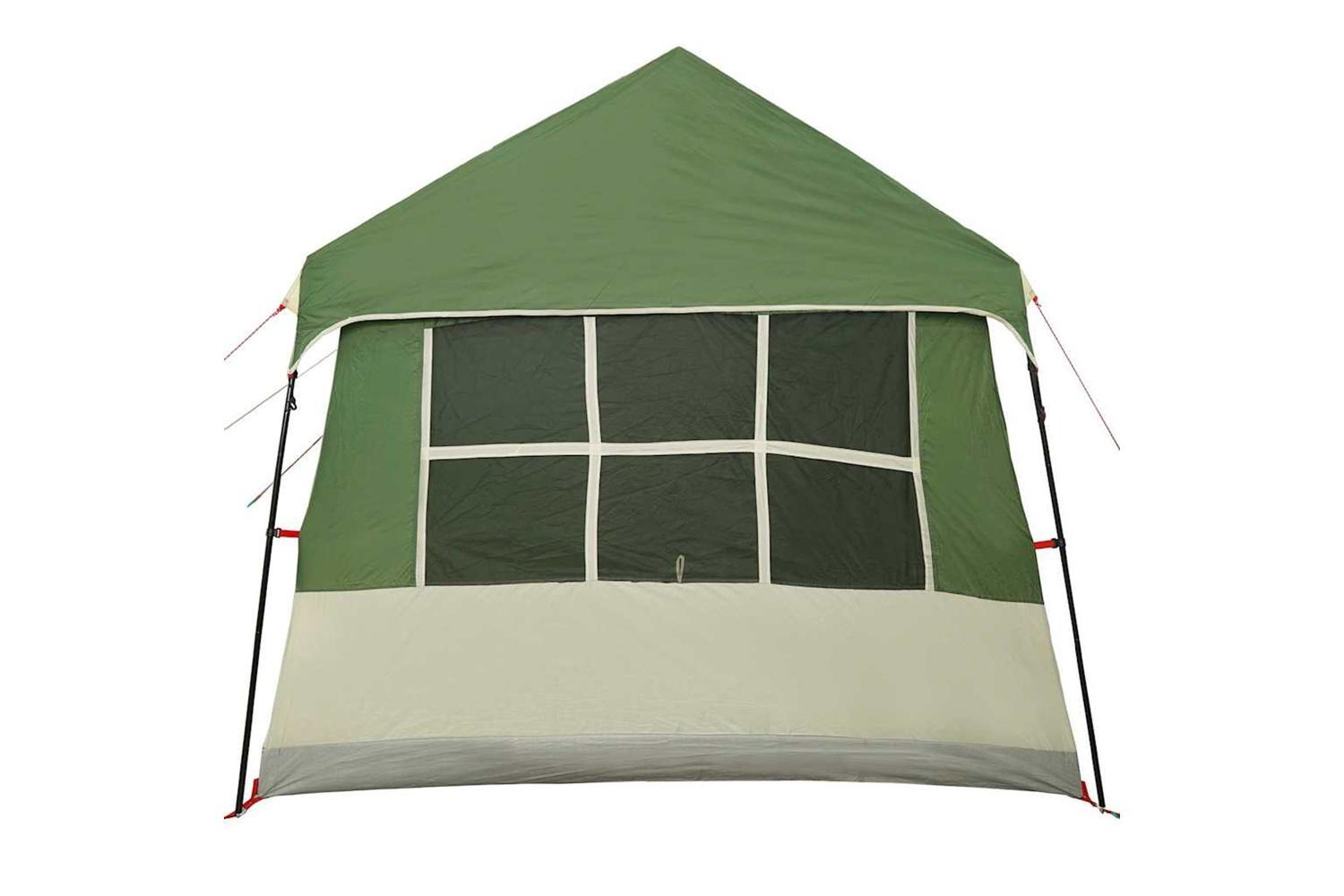 Vidaxl Family Tent With Roof Green And Beige 622 X 295 X 238 Cm-5