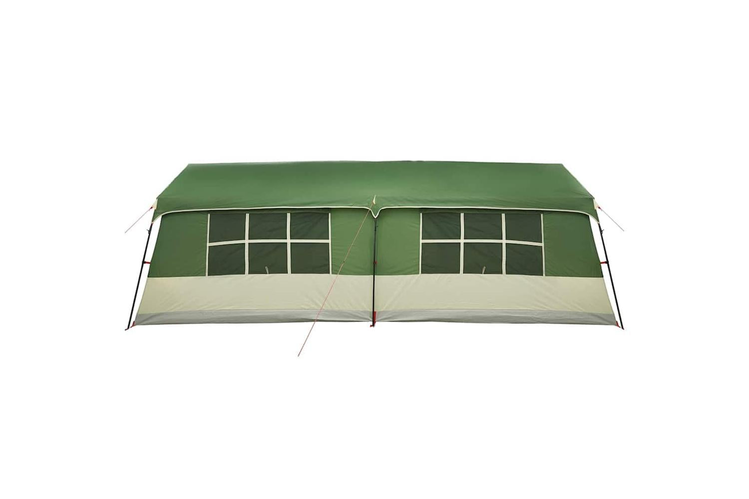 Vidaxl Family Tent With Roof Green And Beige 622 X 295 X 238 Cm-6