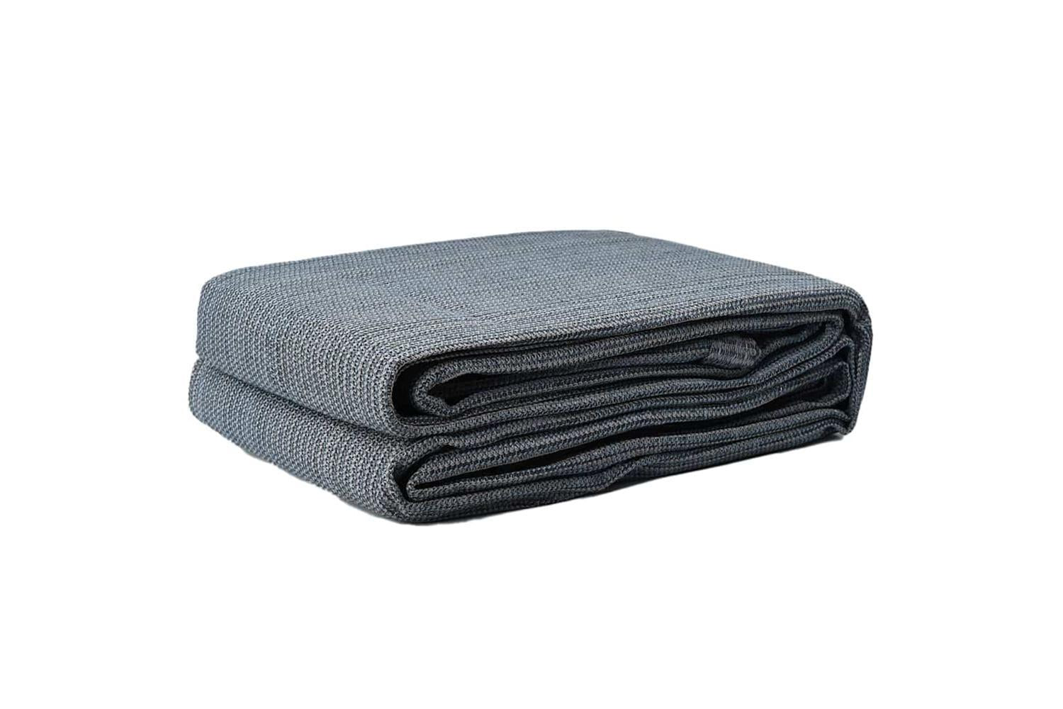 Vidaxl Tent Carpet Folding Blue And Grey 200 X 250 Cm Polyethylene-2