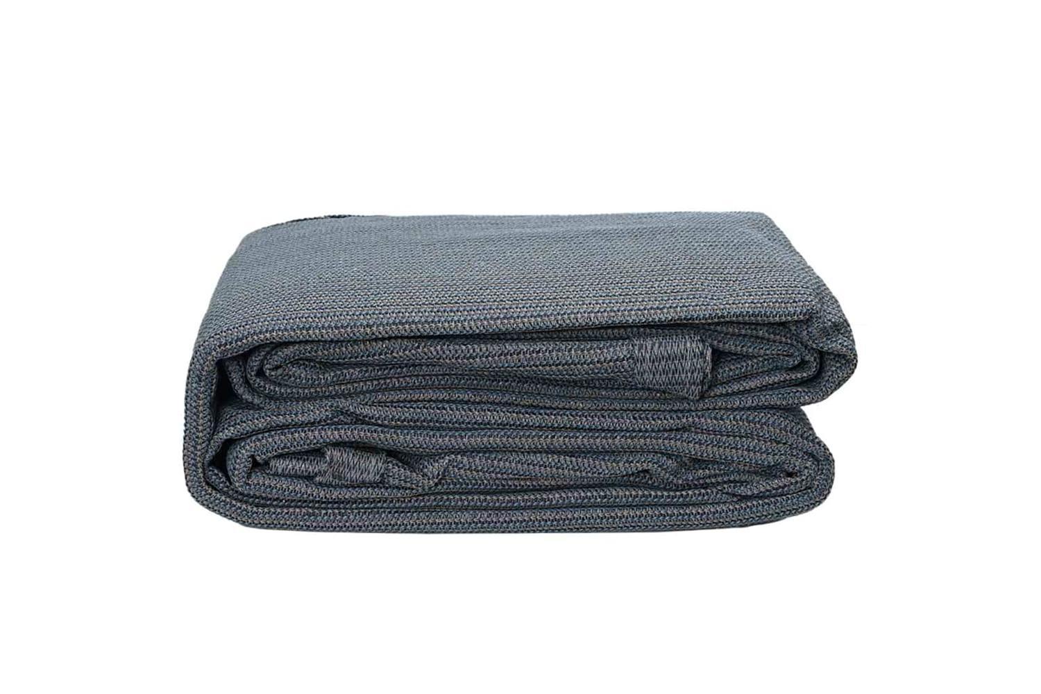 Vidaxl Tent Carpet Folding Blue And Grey 400 X 250 Cm Polyethylene-4