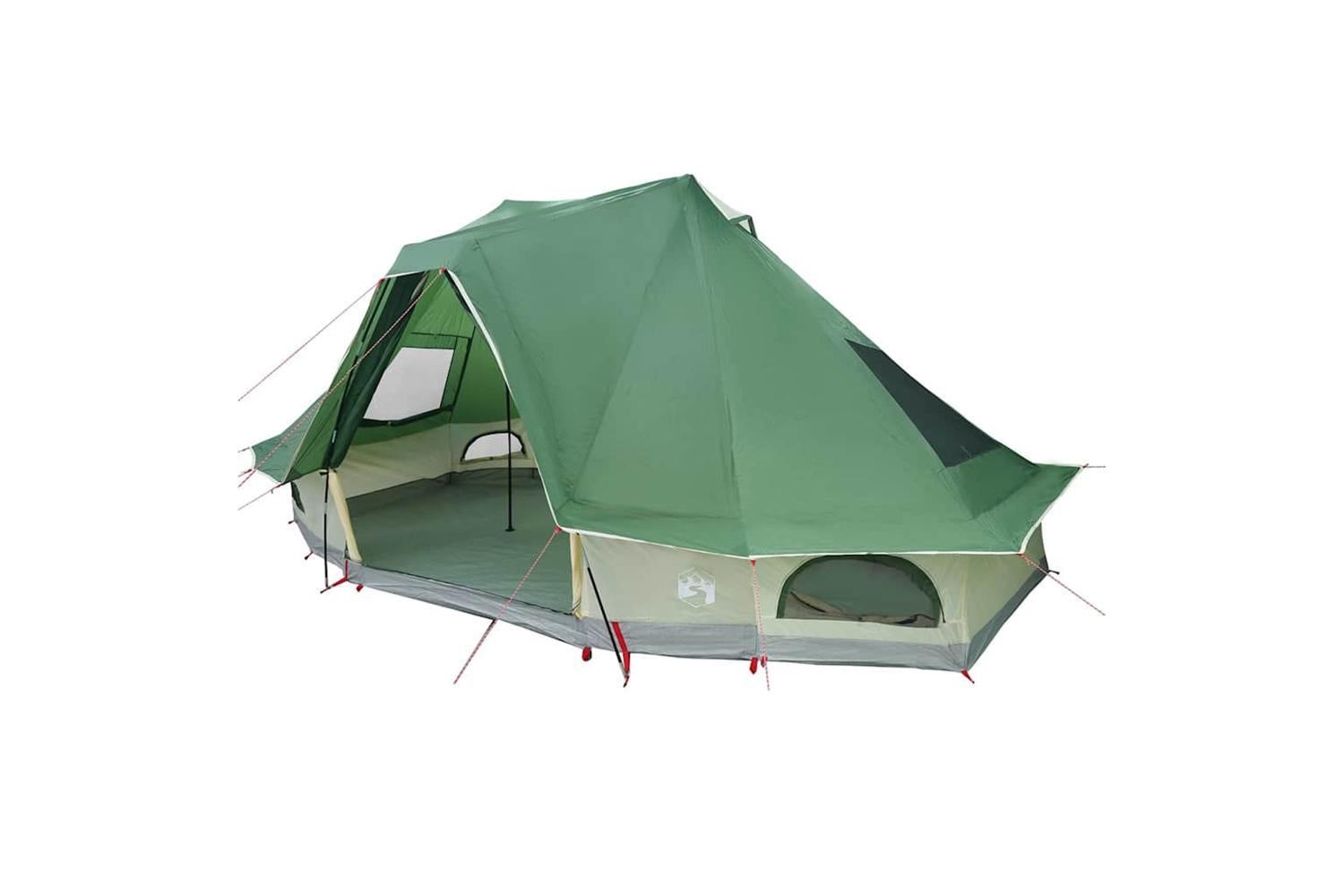 Vidaxl Family Tipi Tent Folding With Roof Green 466 X 310 X 240 Cm-2