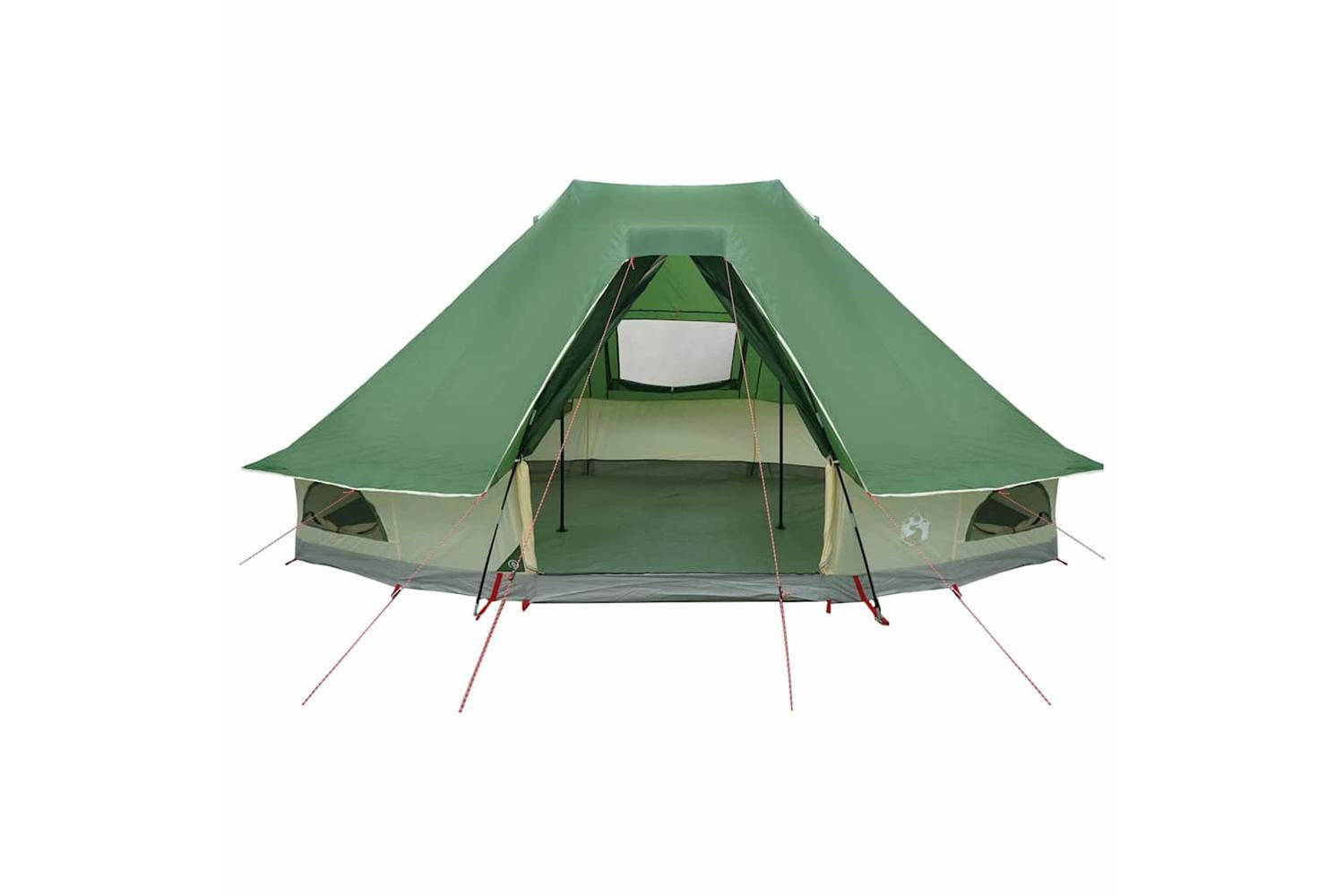 Vidaxl Family Tipi Tent Folding With Roof Green 466 X 310 X 240 Cm-4