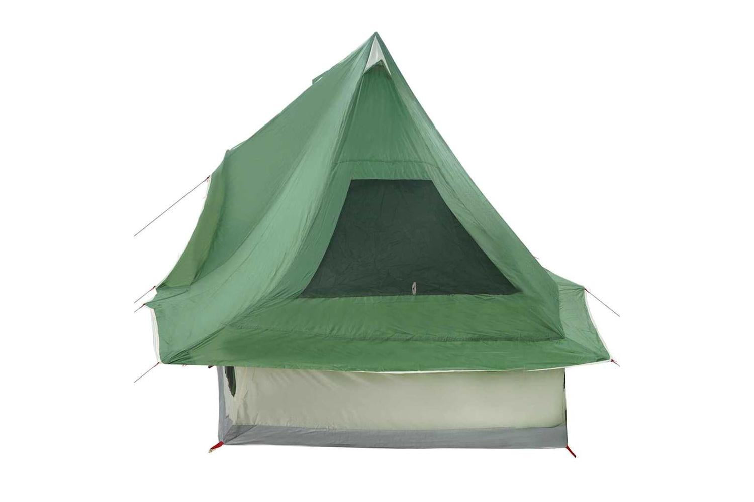 Vidaxl Family Tipi Tent Folding With Roof Green 466 X 310 X 240 Cm-5
