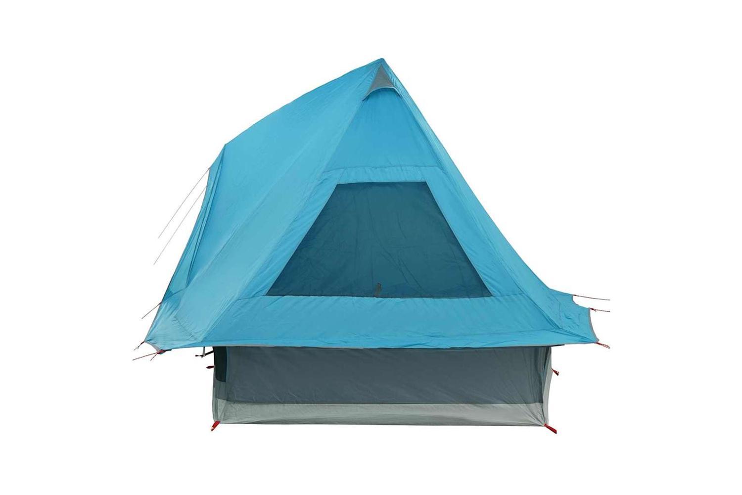 Vidaxl Family Tipi Tent Folding With Roof Blue 466 X 310 X 240 Cm-5