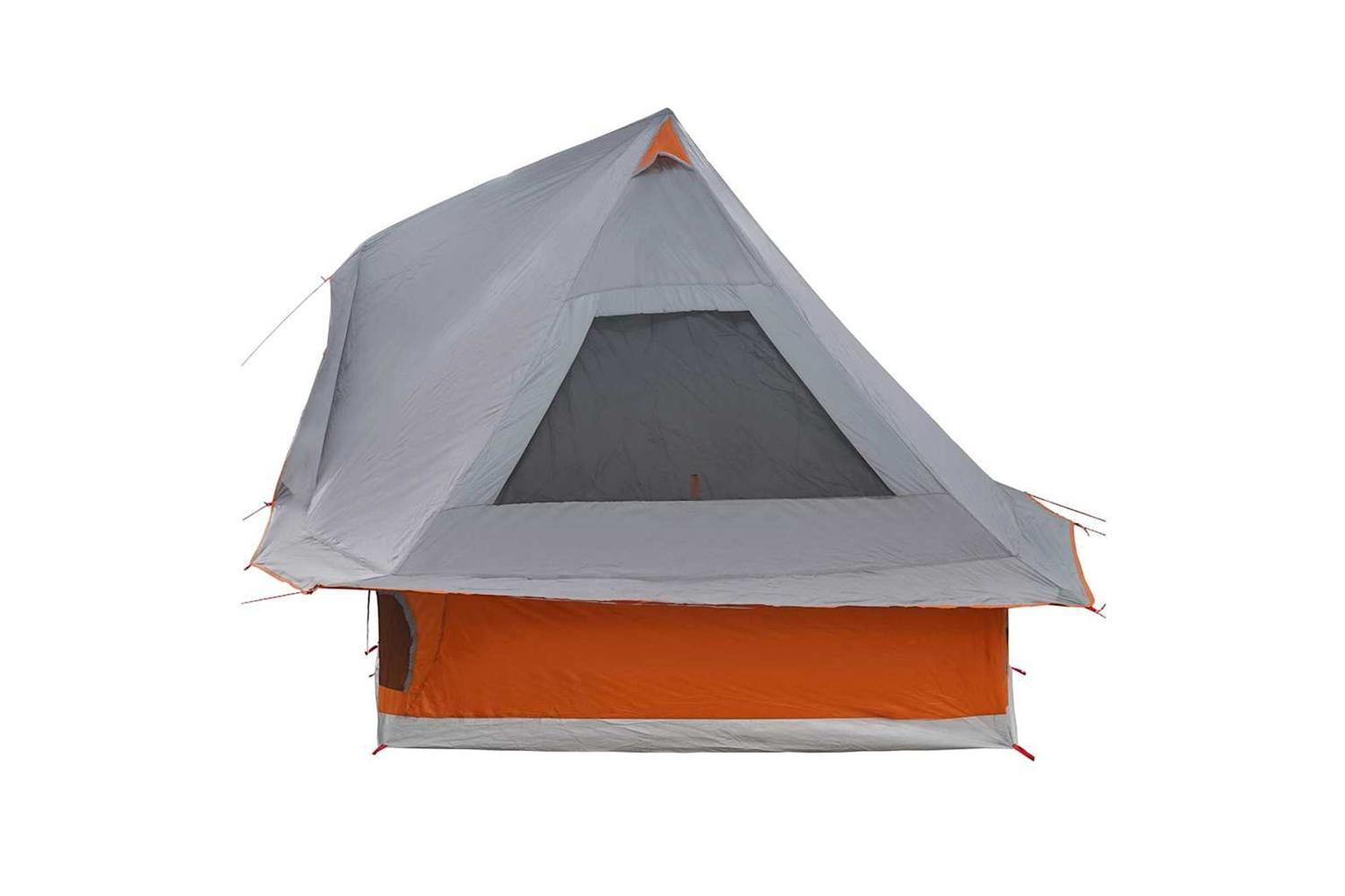 Vidaxl Family Tipi Tent Folding Grey And Orange 466 X 310 X 240 Cm-5