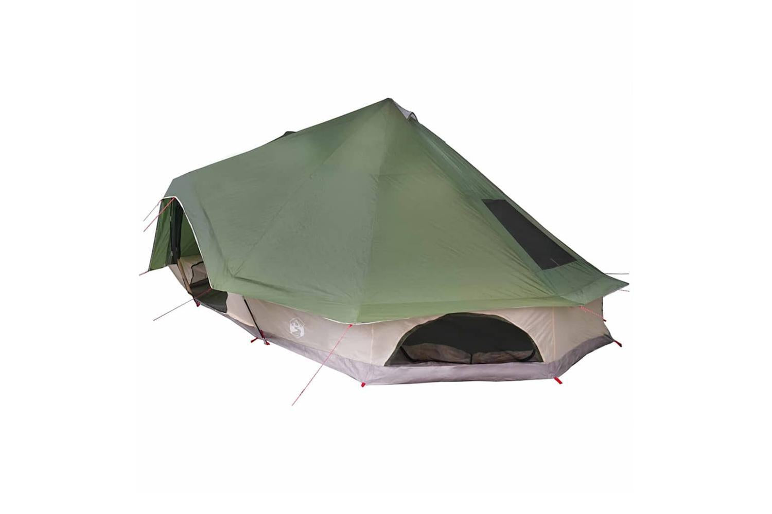 Vidaxl Family Tipi Tent Tipi With Roof Green 680 X 430 X 270 Cm-2
