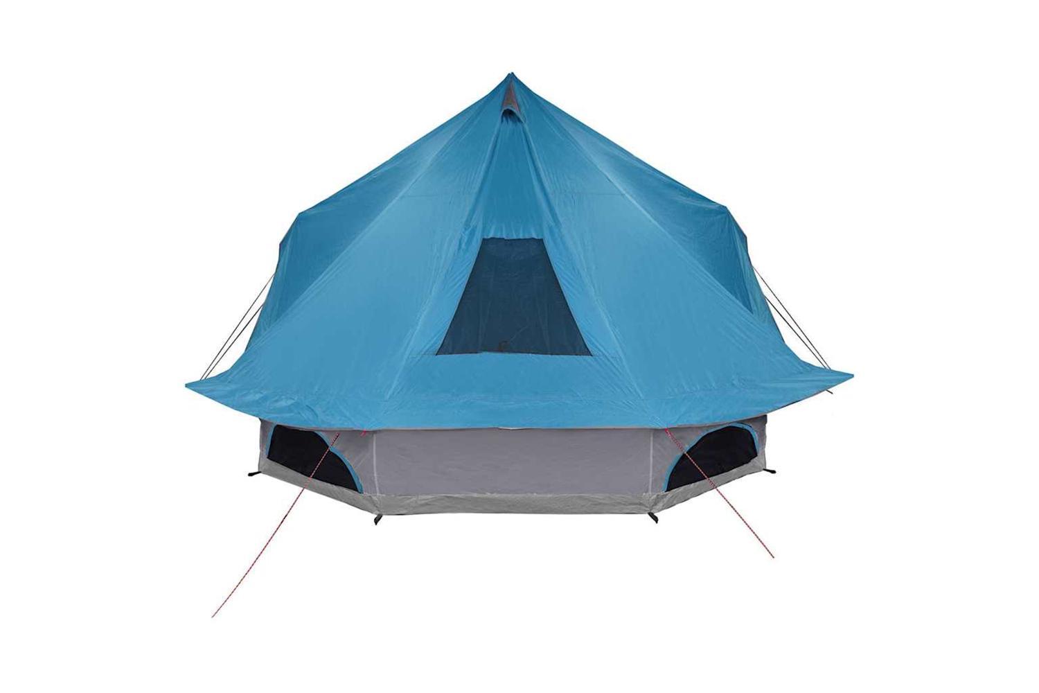 Vidaxl Family Tipi Tent Tipi With Roof Blue 680 X 430 X 270 Cm-5