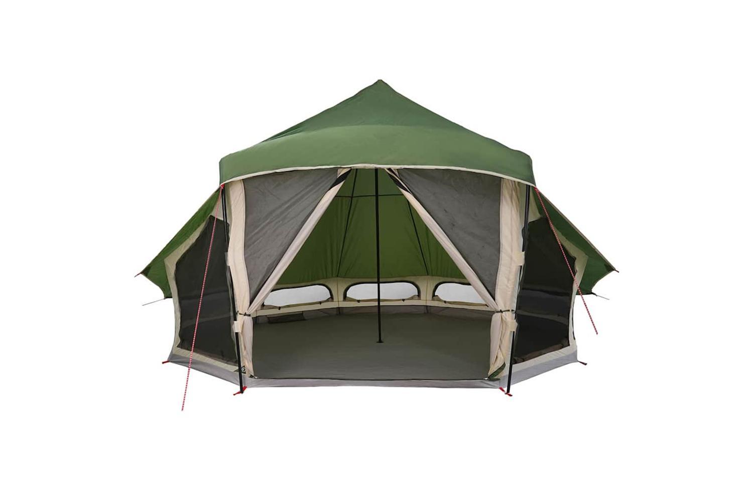 Vidaxl Family Tipi Tent Folding With Roof Green 508 X 470 X 300 Cm-4