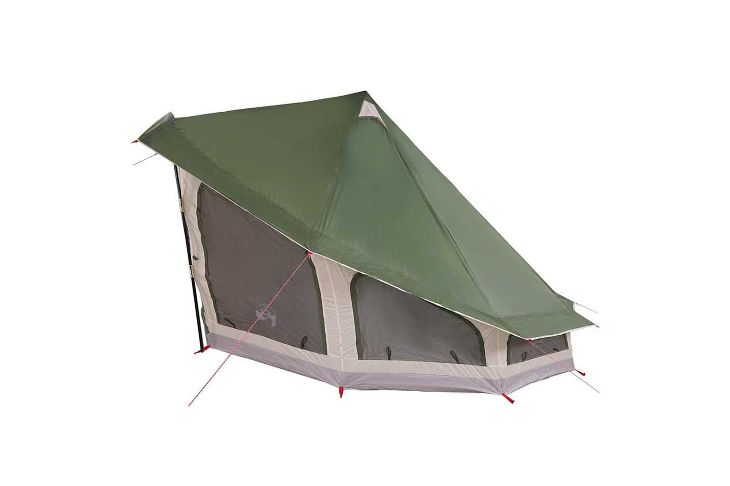 Vidaxl Family Tipi Tent Folding With Roof Green 508 X 470 X 300 Cm-5