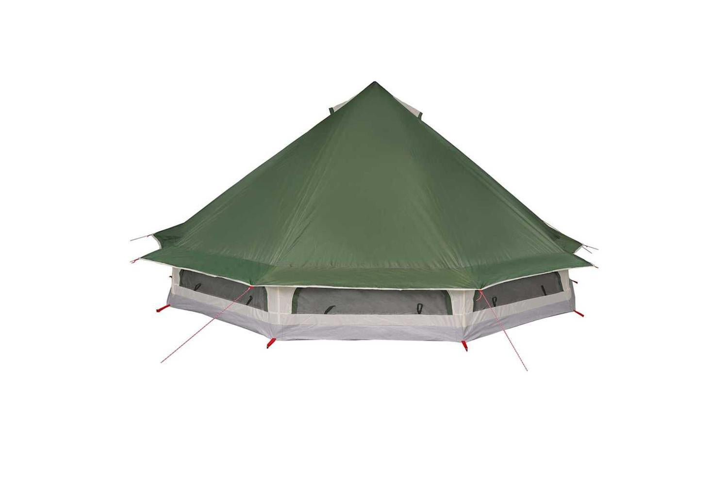 Vidaxl Family Tipi Tent Folding With Roof Green 508 X 470 X 300 Cm-6