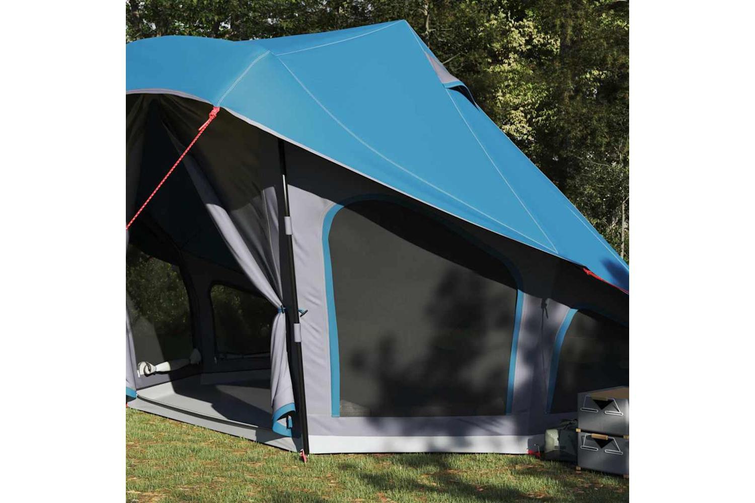 Vidaxl Family Tipi Tent Folding Blue And Grey 508 X 470 X 300 Cm-3