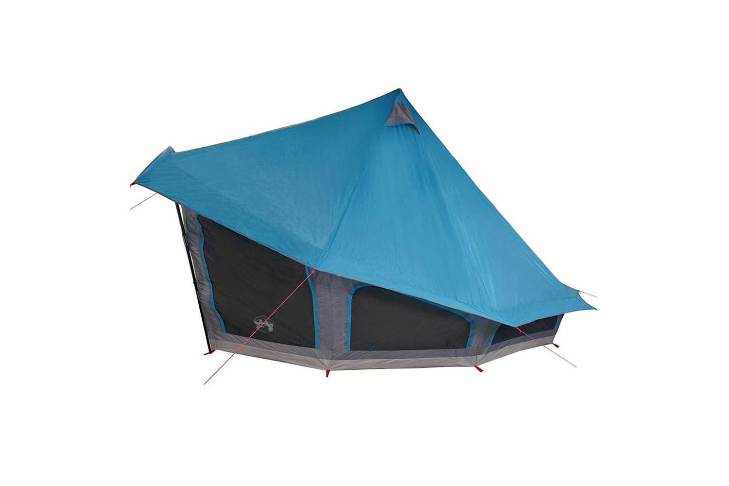 Vidaxl Family Tipi Tent Folding Blue And Grey 508 X 470 X 300 Cm-5