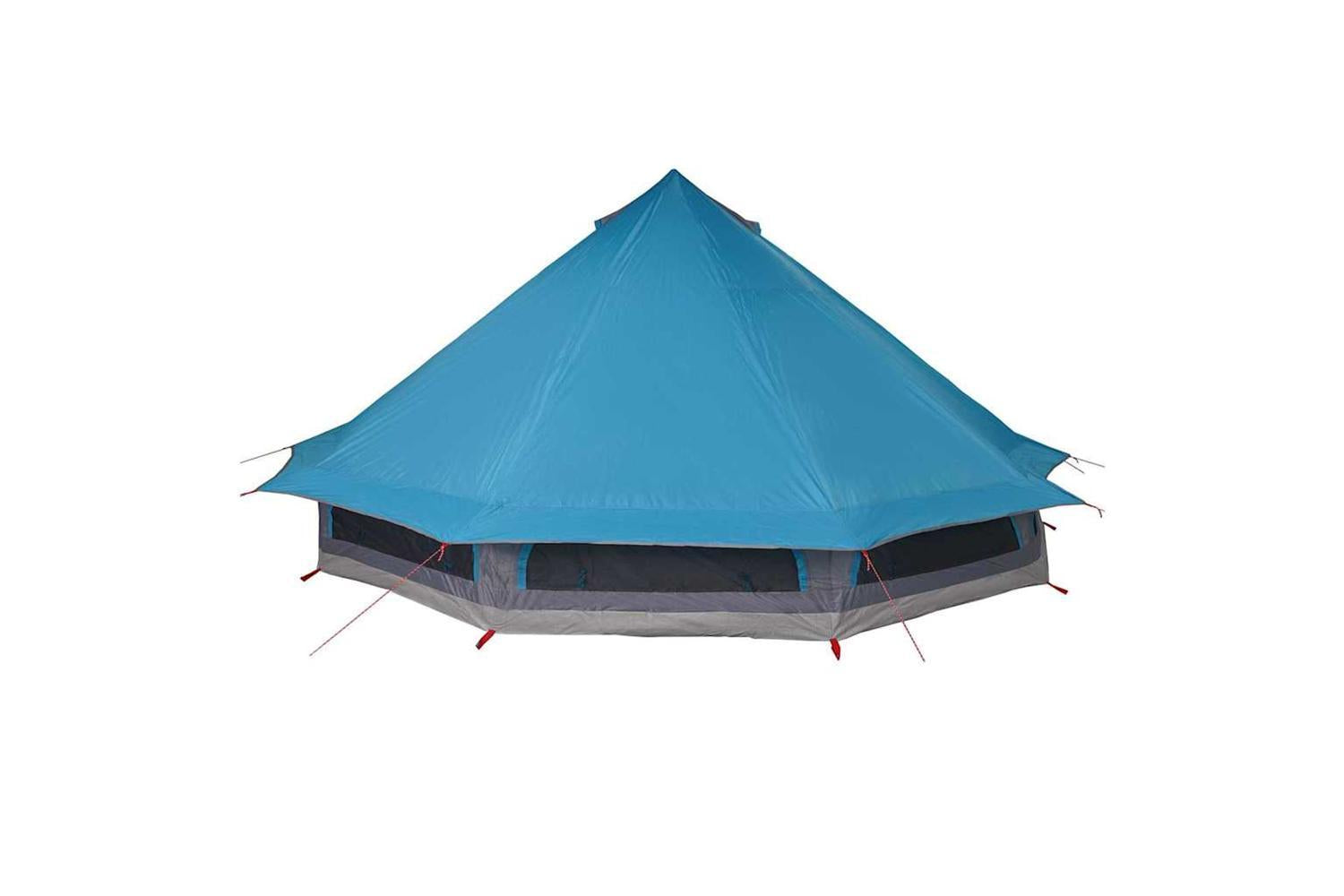 Vidaxl Family Tipi Tent Folding Blue And Grey 508 X 470 X 300 Cm-6