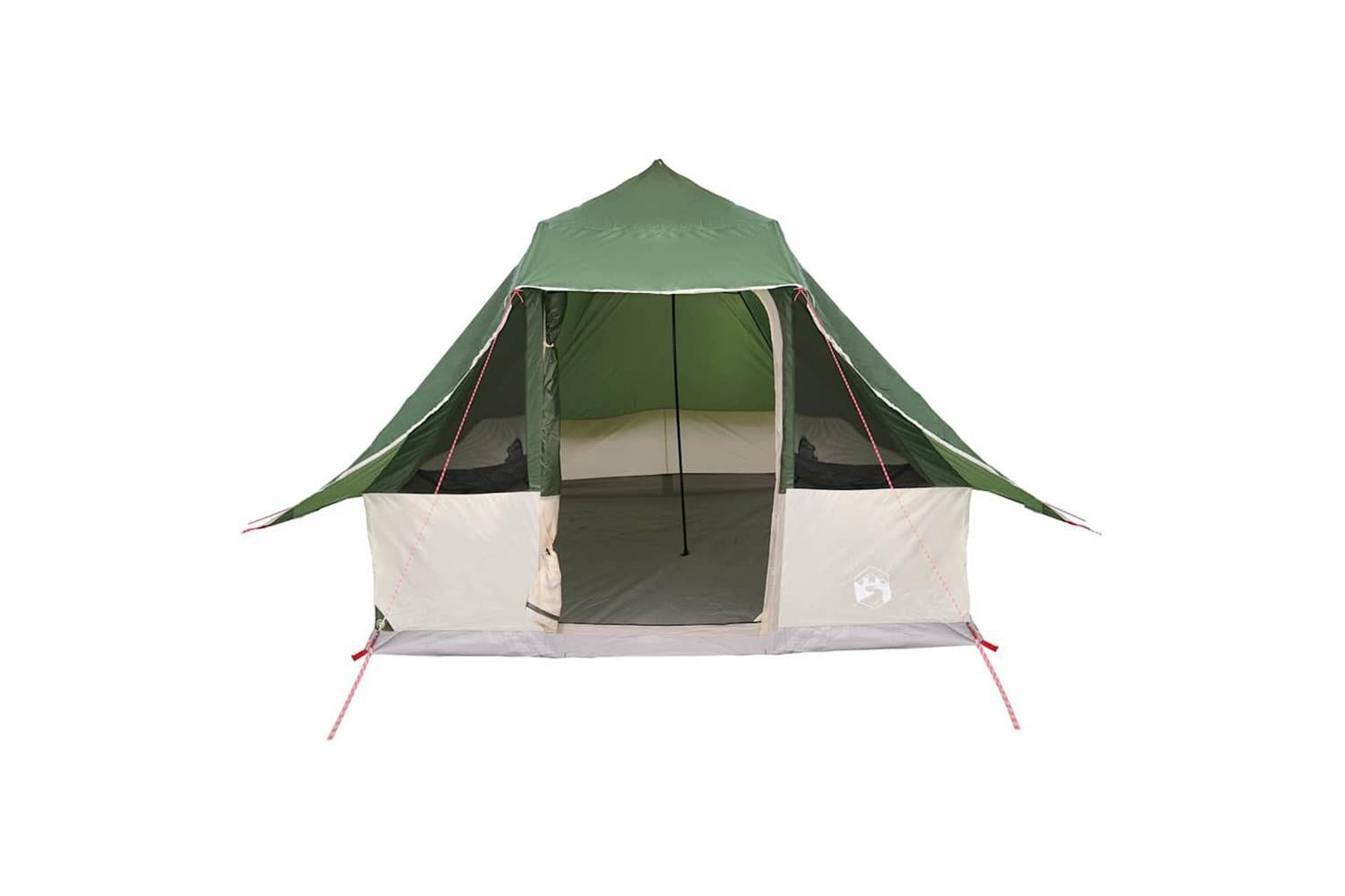 Vidaxl Tipi Tent With Roof Green 358 X 296 X 258 Cm Taffeta-4