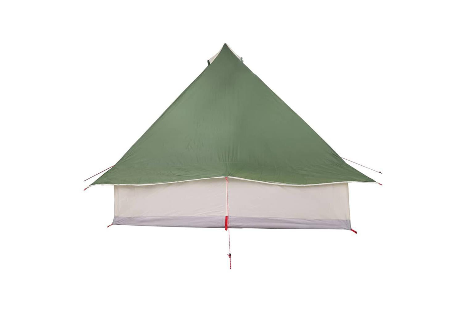 Vidaxl Tipi Tent With Roof Green 358 X 296 X 258 Cm Taffeta-6