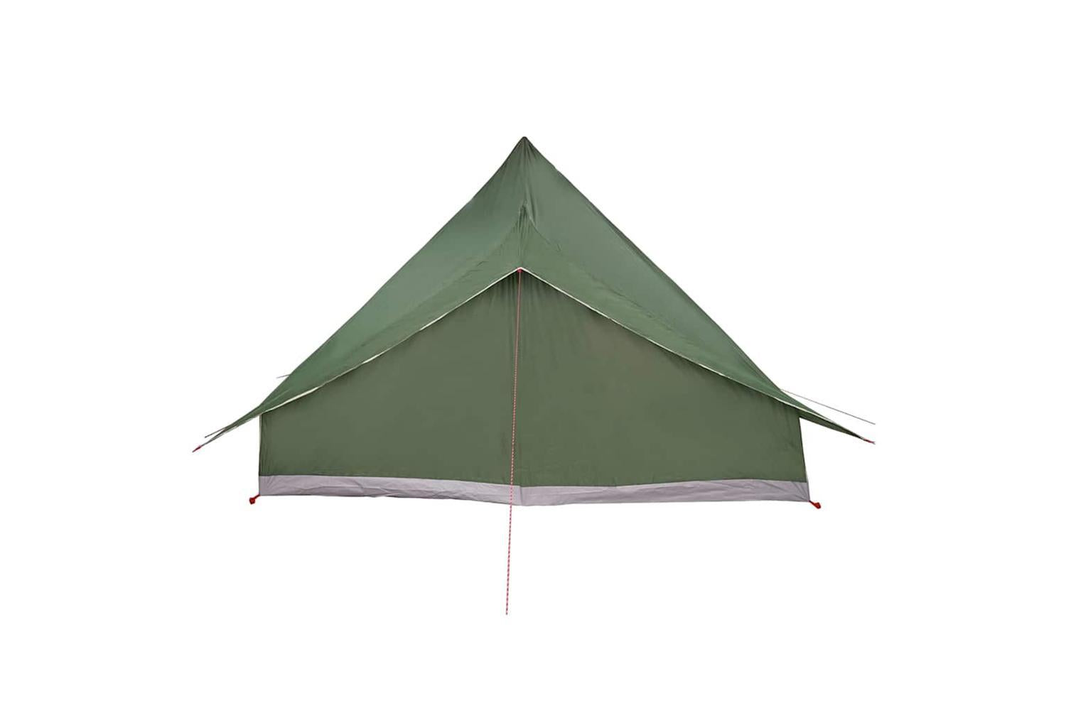 Vidaxl Tipi Tent With Roof Green 364 X 281 X 257 Cm Taffeta-6