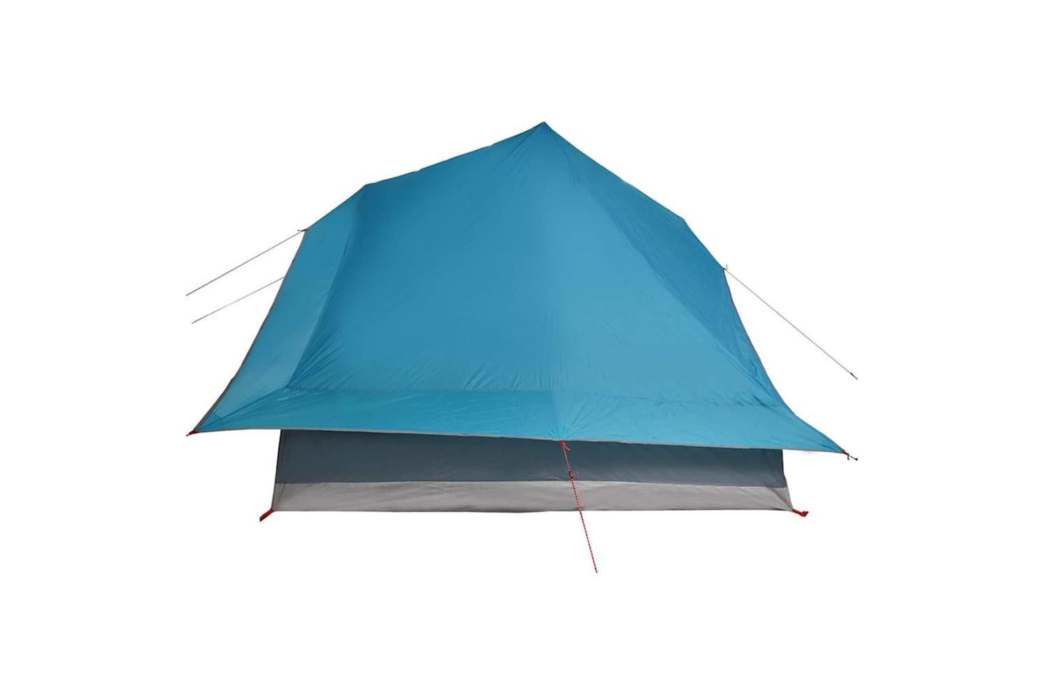 Vidaxl Tipi Tent With Roof Blue 364 X 281 X 257 Cm Taffeta-5