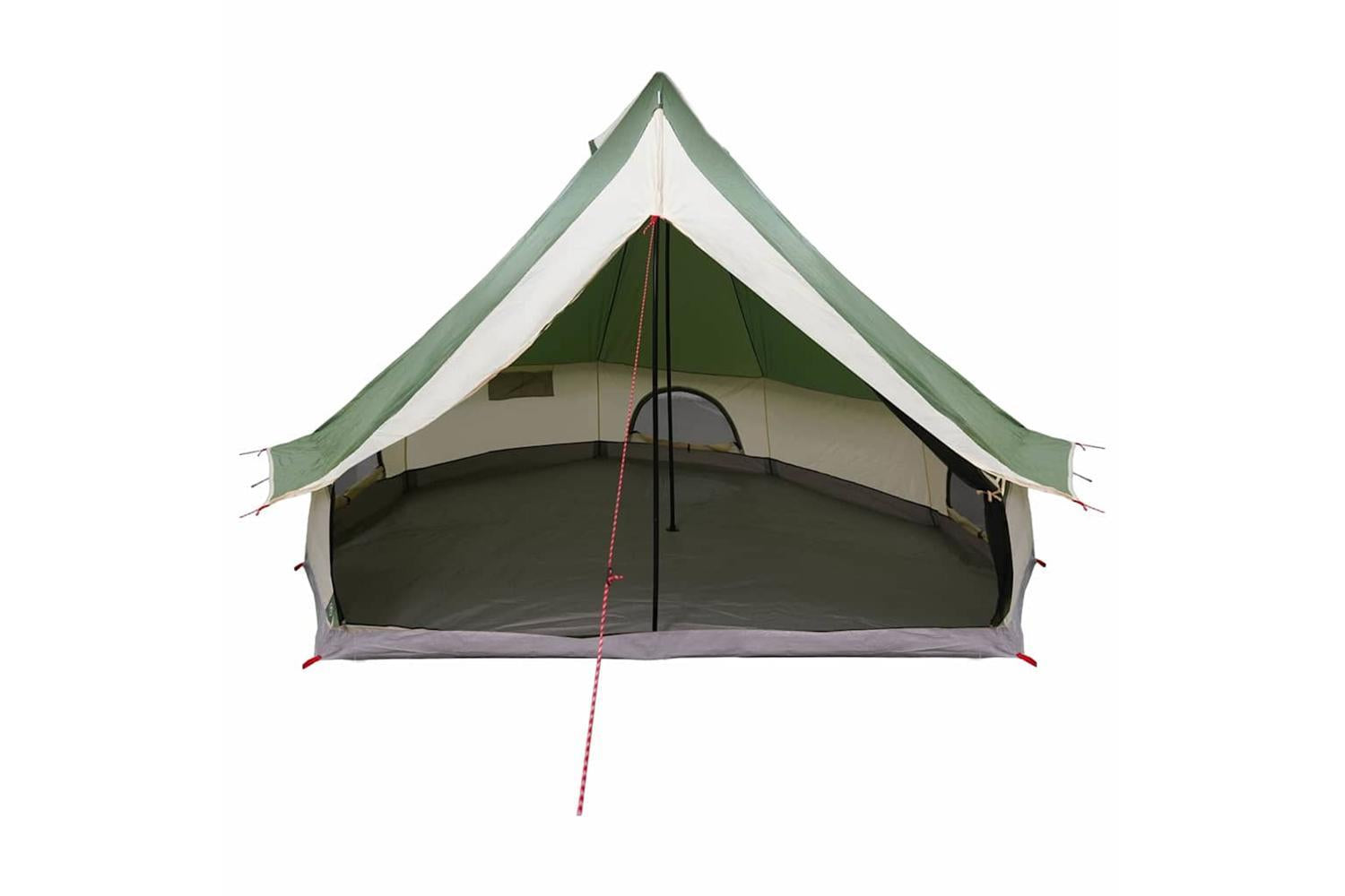 Vidaxl Family Tipi Tent Folding Green And Beige 400 X 346 X 250 Cm-4