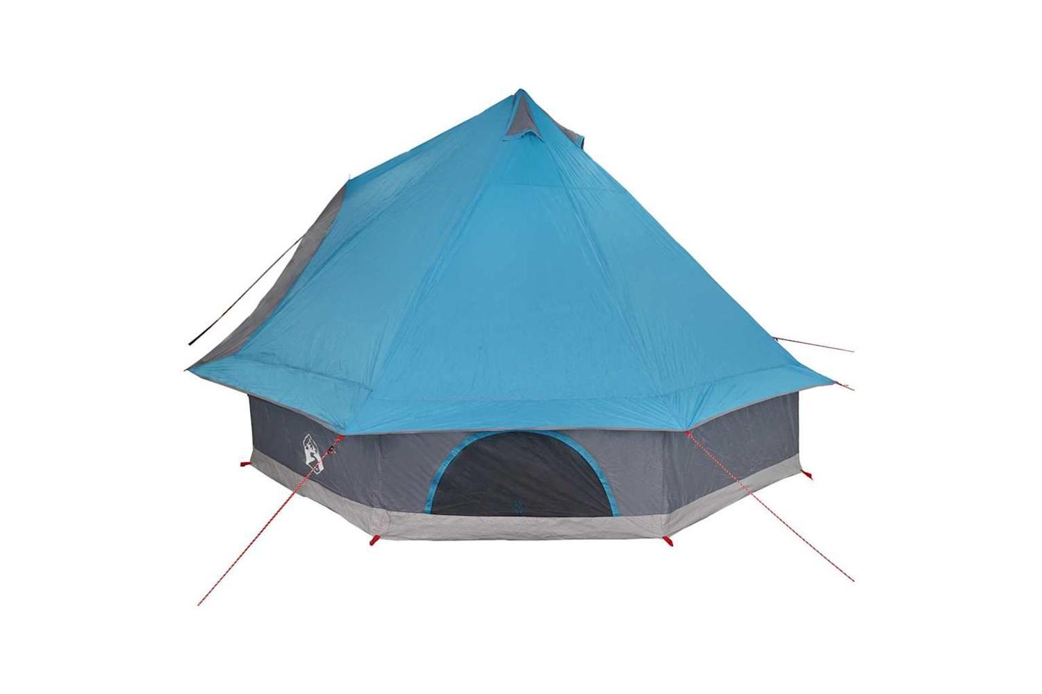 Vidaxl Family Tipi Tent Folding Blue And Grey 400 X 346 X 250 Cm-5