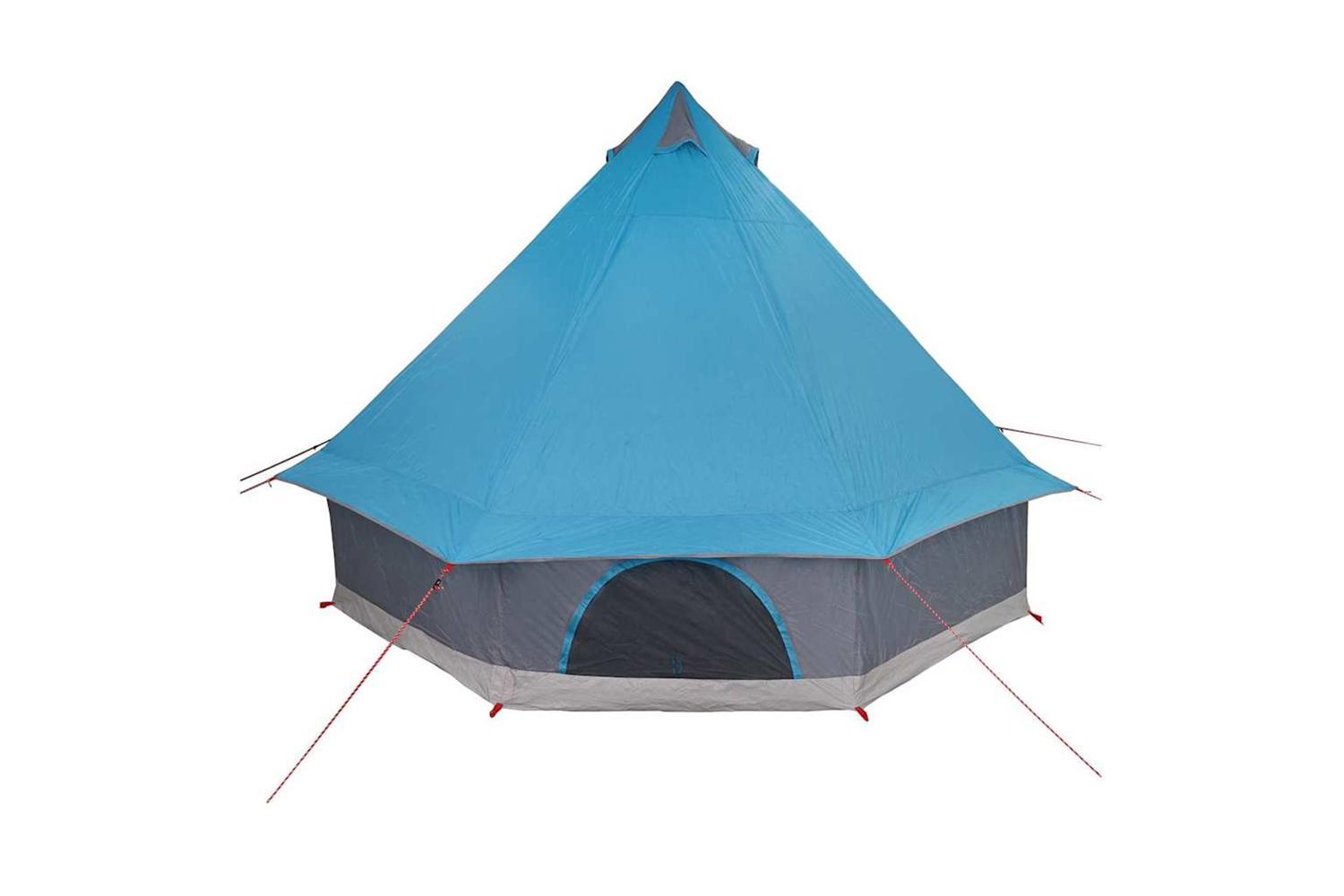 Vidaxl Family Tipi Tent Folding Blue And Grey 400 X 346 X 250 Cm-6
