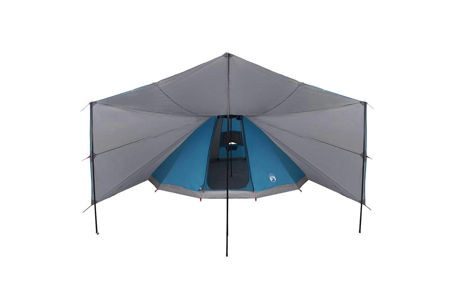 Vidaxl Family Tipi Tent Folding Blue And Grey 510 X 690 X 330 Cm-4