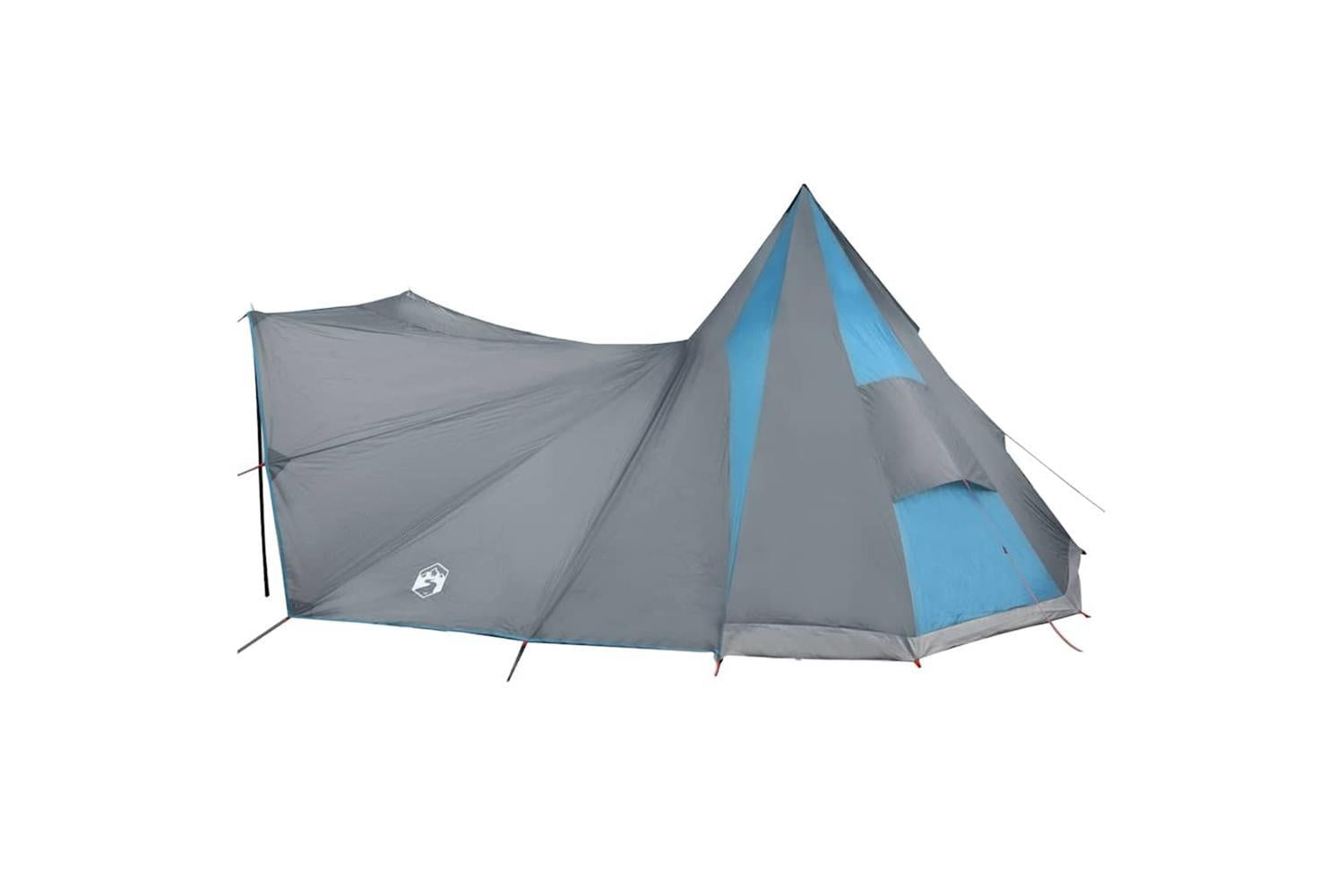 Vidaxl Family Tipi Tent Folding Blue And Grey 510 X 690 X 330 Cm-5