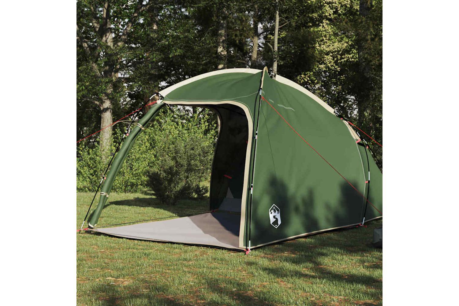 Vidaxl Tent Folding Green 370 X 230 X 185 Cm Polyester And Fibreglass-3