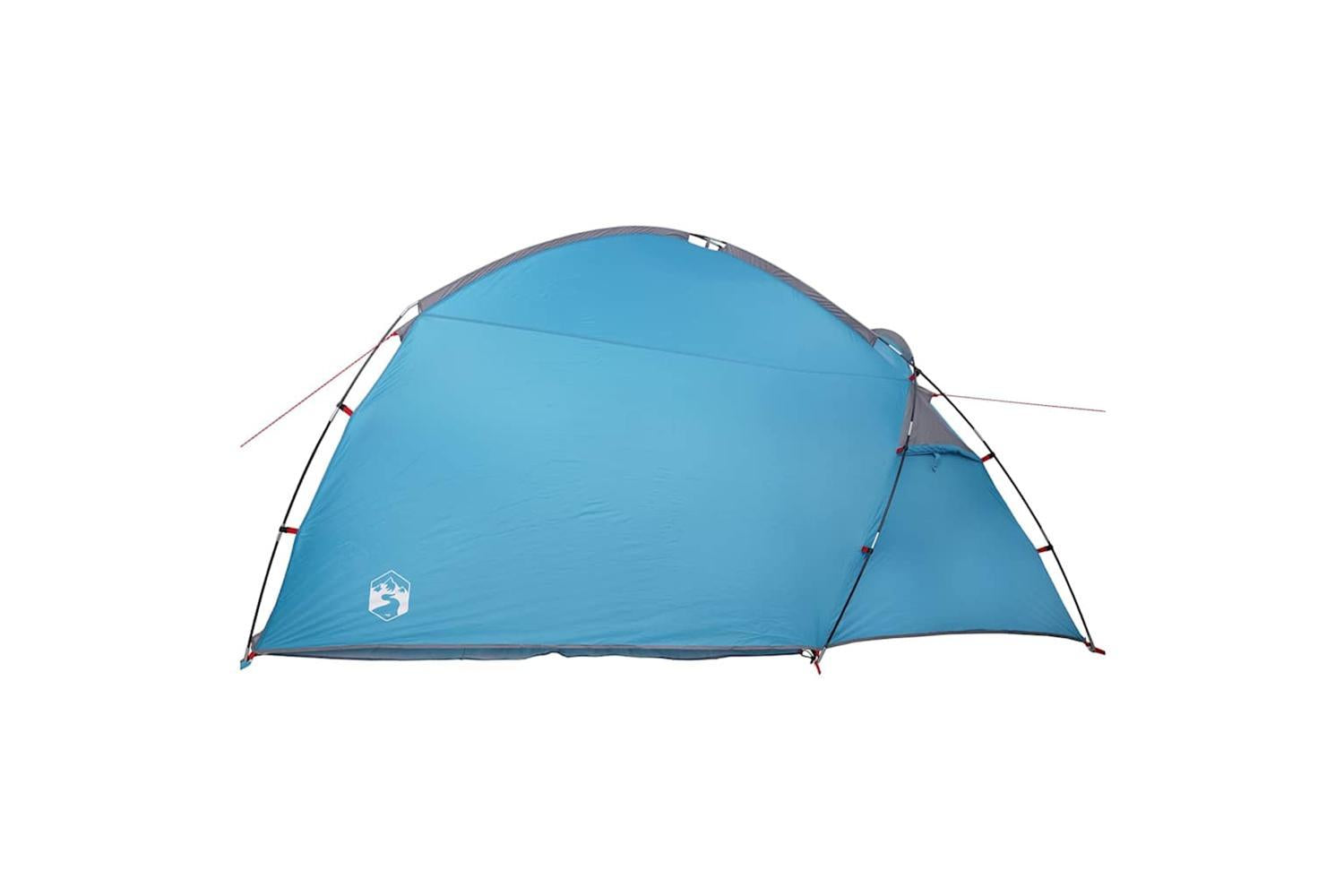 Vidaxl Tent With Roof Blue 370 X 230 X 185 Cm Polyester And Fibreglass-5