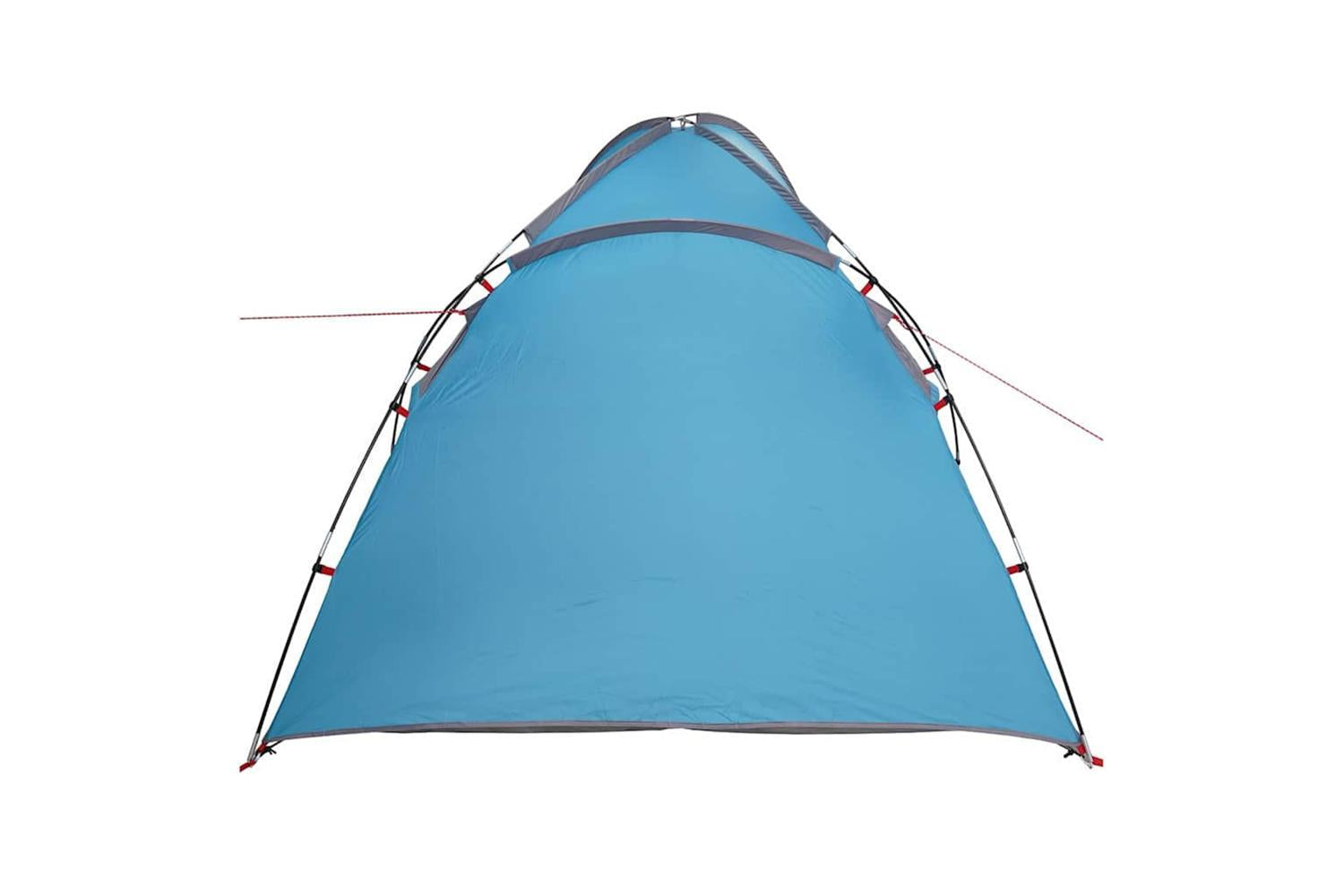 Vidaxl Tent With Roof Blue 370 X 230 X 185 Cm Polyester And Fibreglass-6