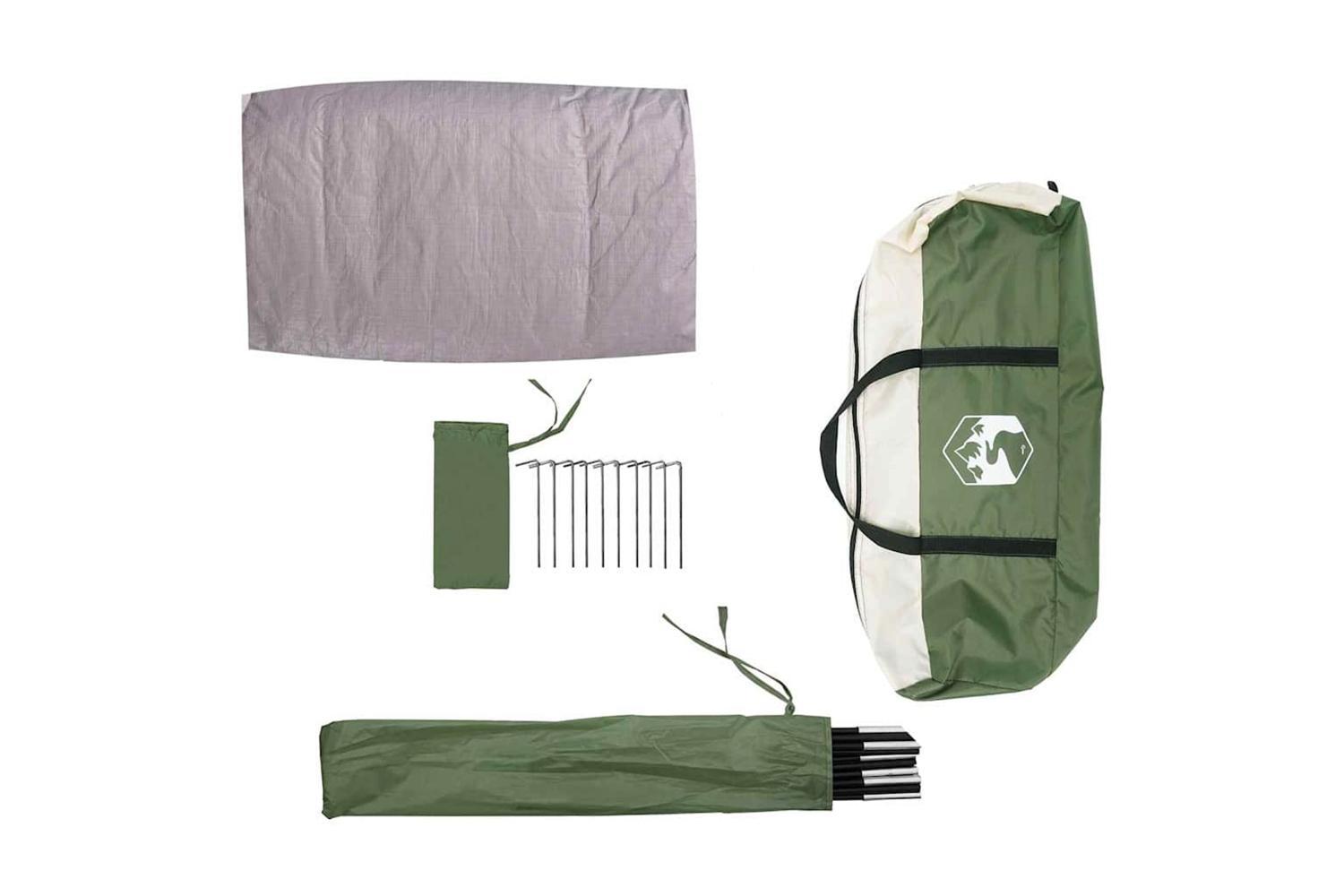 Vidaxl Bike Storage Tent With Roof Green 256 X 222 X 182 Cm-9