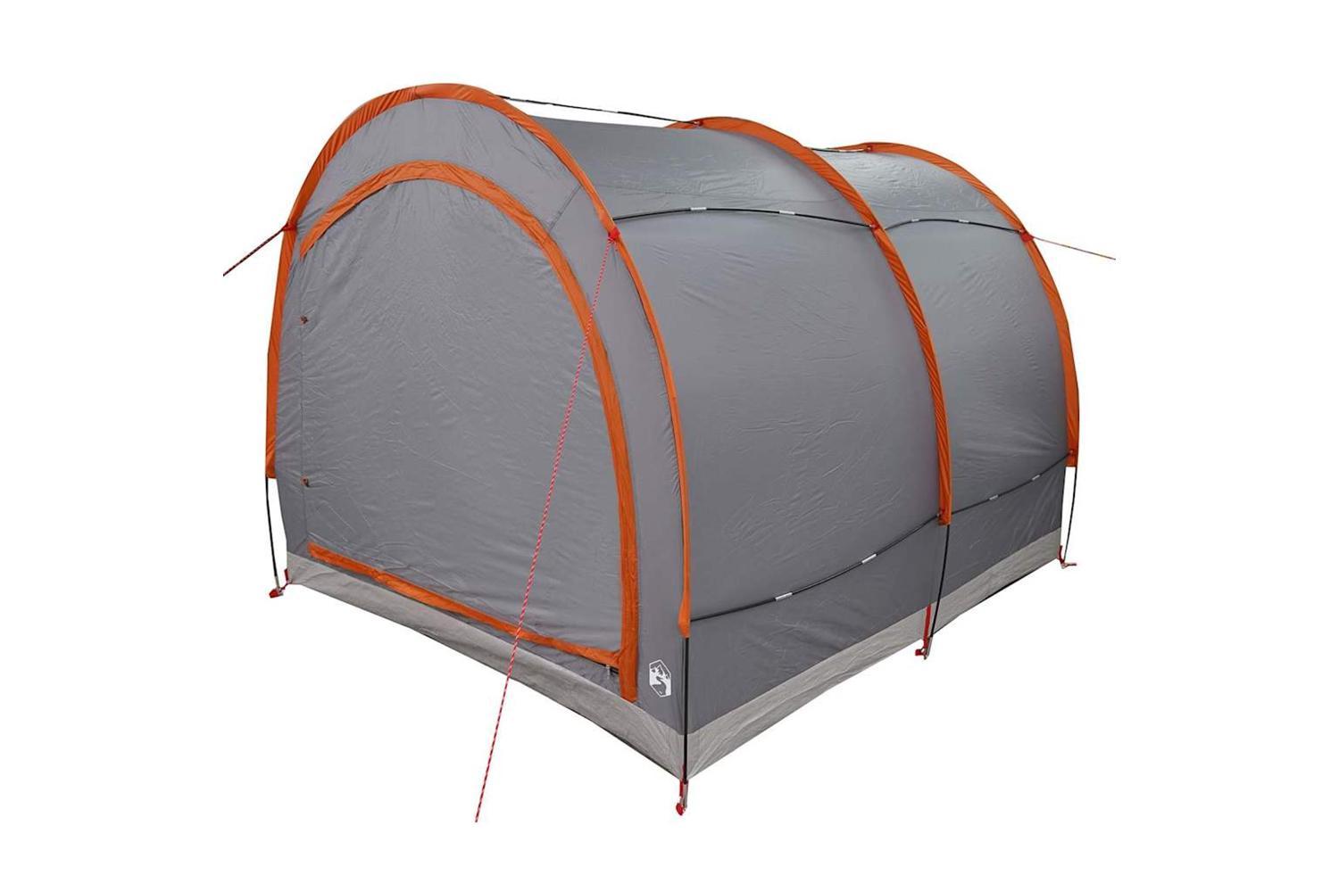 Vidaxl Bike Storage Tent With Roof Grey And Orange 256 X 222 X 182 Cm-6