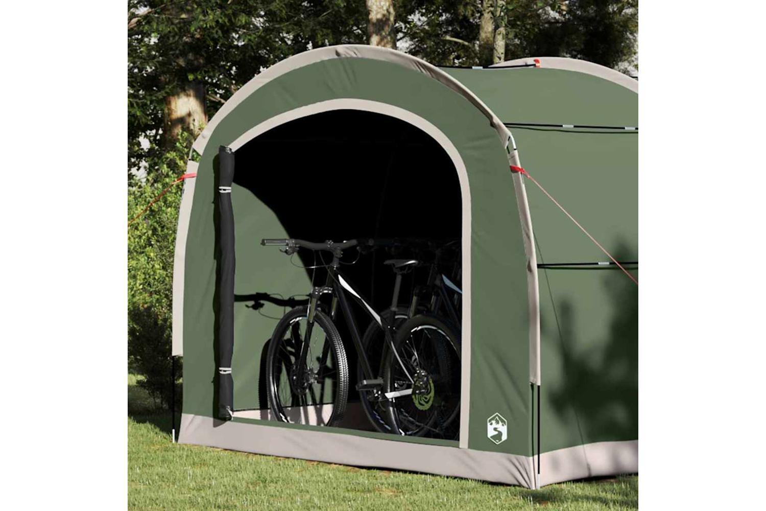 Vidaxl Tent With Roof With Air Vent Green 268 X 240 X 191 Cm Polyester-3