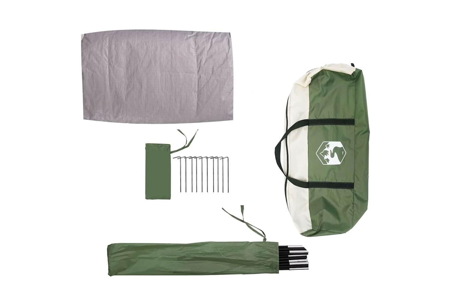 Vidaxl Tent With Roof With Air Vent Green 268 X 240 X 191 Cm Polyester-9