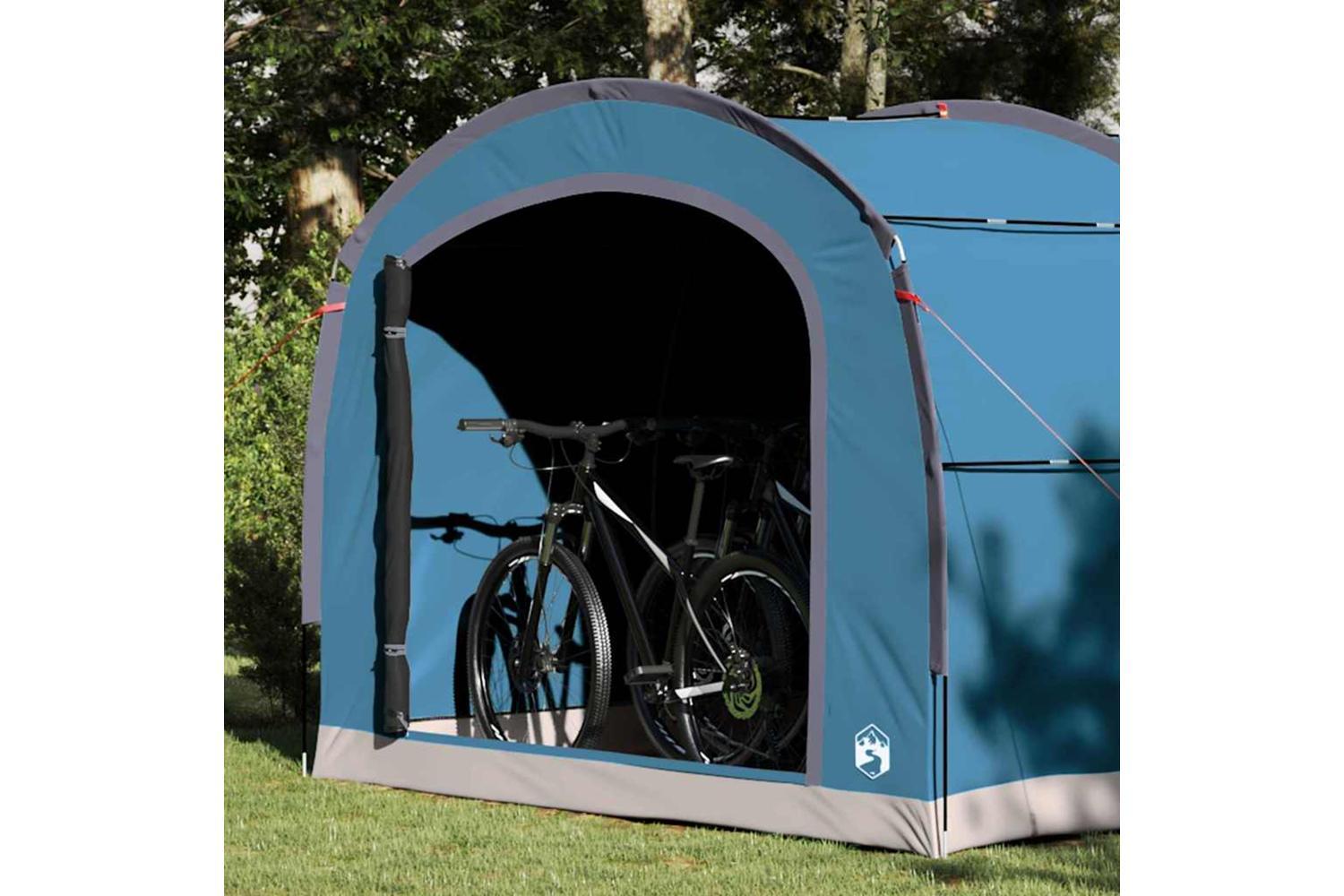 Vidaxl Tent With Roof With Air Vent Blue 268 X 240 X 191 Cm Polyester-3