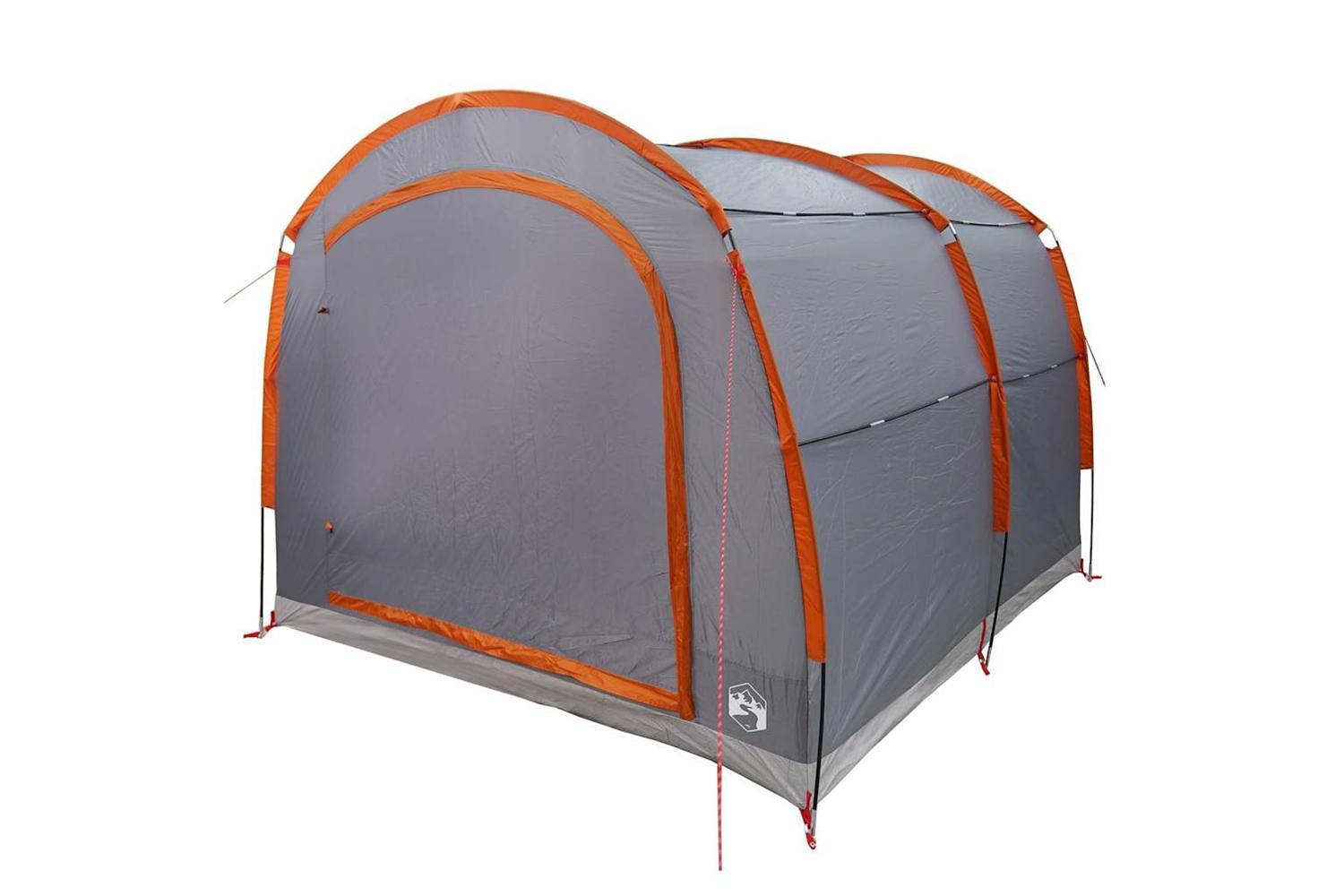 Vidaxl Tent With Roof Grey And Orange 268 X 240 X 191 Cm Polyester-5