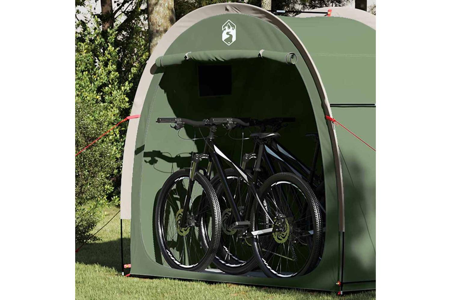 Vidaxl Bike Storage Tent With Roof Green 210 X 90 X 174 Cm-3
