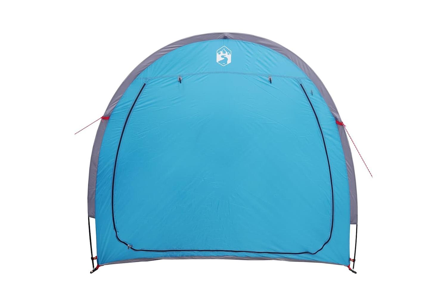 Vidaxl Bike Storage Tent With Roof With Storage Blue 210 X 90 X 174 Cm-4