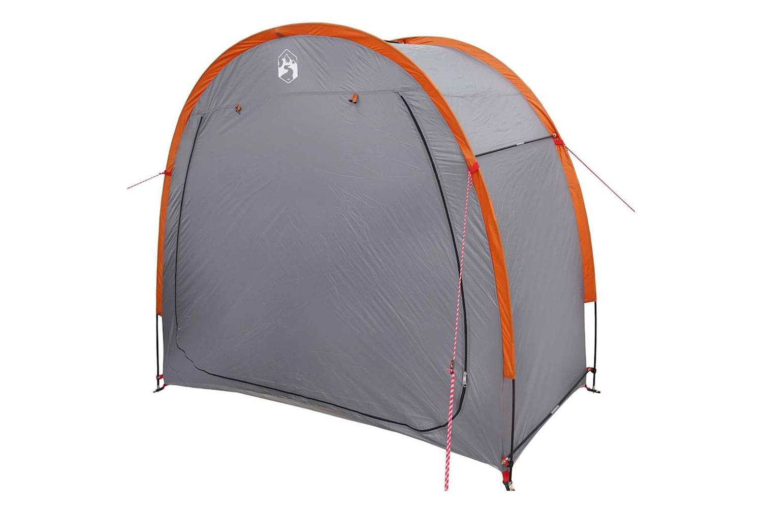 Vidaxl Bike Storage Tent With Roof Grey And Orange 210 X 90 X 174 Cm-2