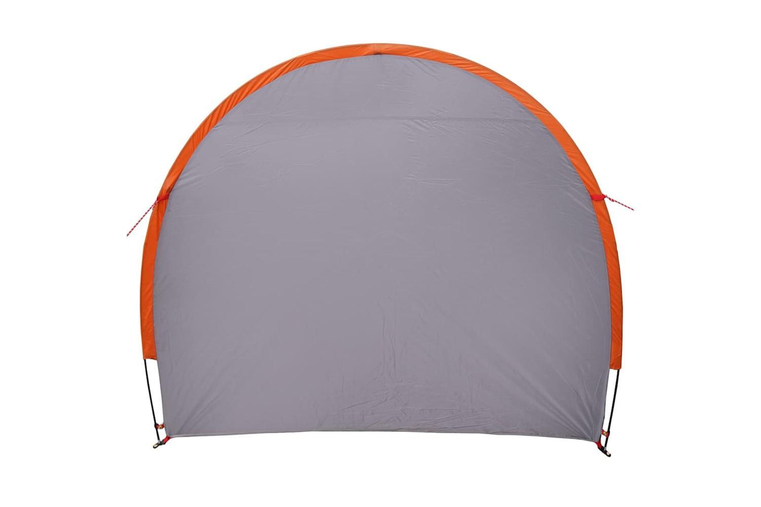 Vidaxl Bike Storage Tent With Roof Grey And Orange 210 X 90 X 174 Cm-6
