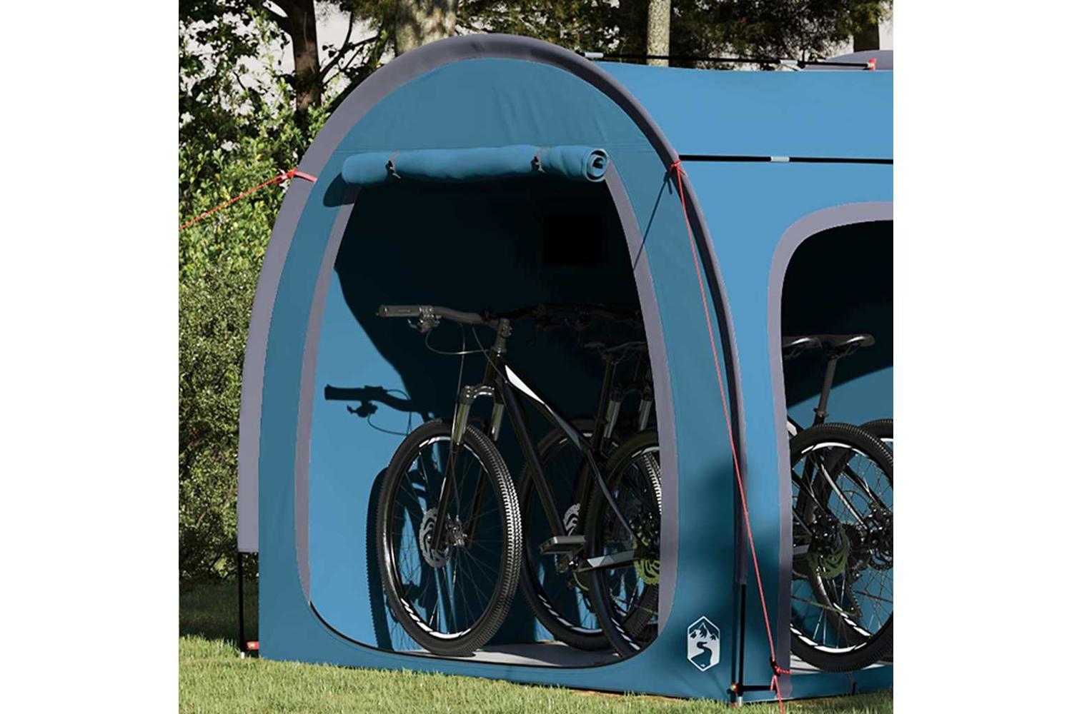 Vidaxl Bike Storage Tent With Roof Blue 218 X 156 X 180 Cm-3