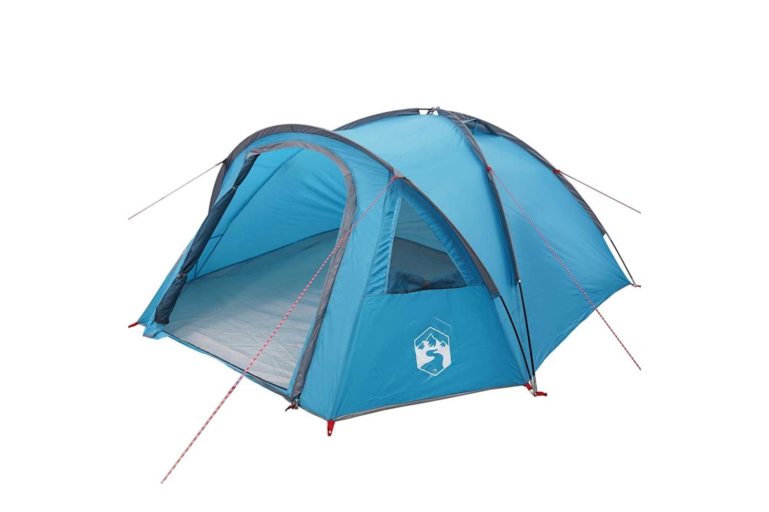 Vidaxl Camping Tent With Roof Blue 308 X 268 X 130 Cm Polyester-2