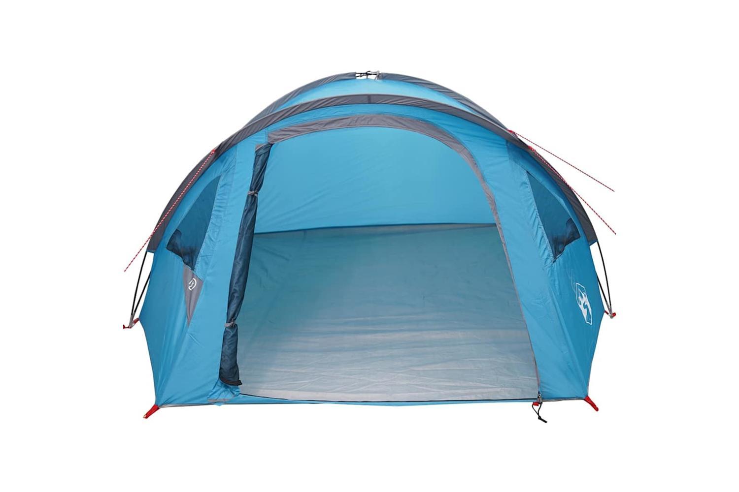 Vidaxl Camping Tent With Roof Blue 308 X 268 X 130 Cm Polyester-4