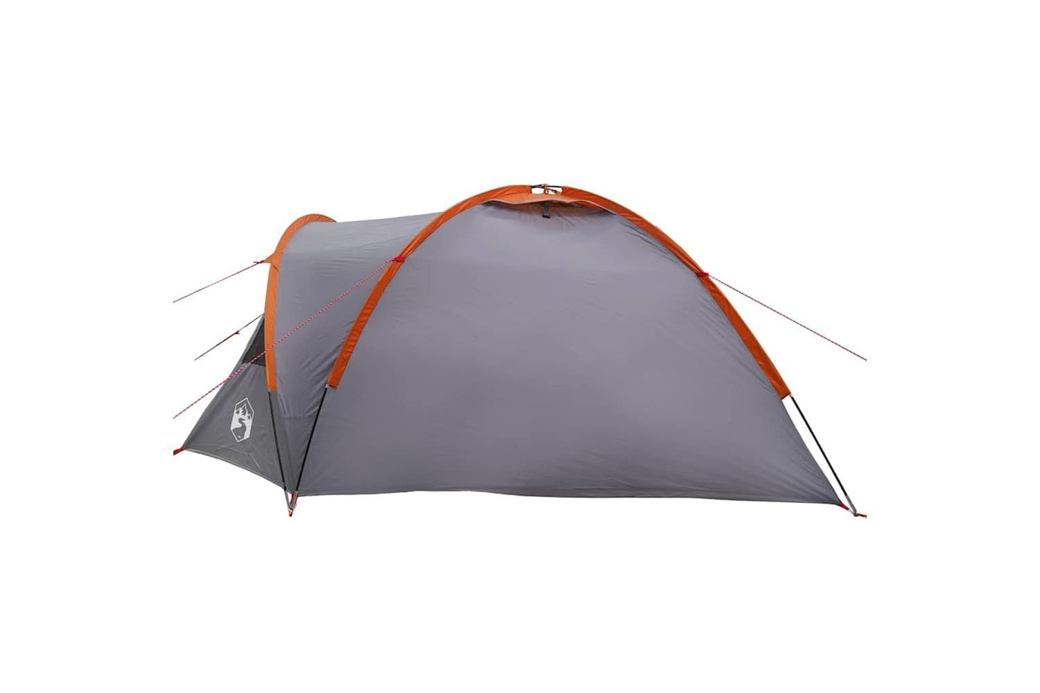 Vidaxl Camping Tent Grey And Orange 308 X 268 X 130 Cm Polyester-5