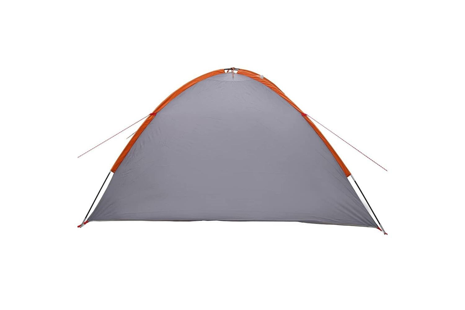 Vidaxl Camping Tent Grey And Orange 308 X 268 X 130 Cm Polyester-6